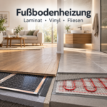 Fußbodenheizung Laminat, Vinyl und Fliesen